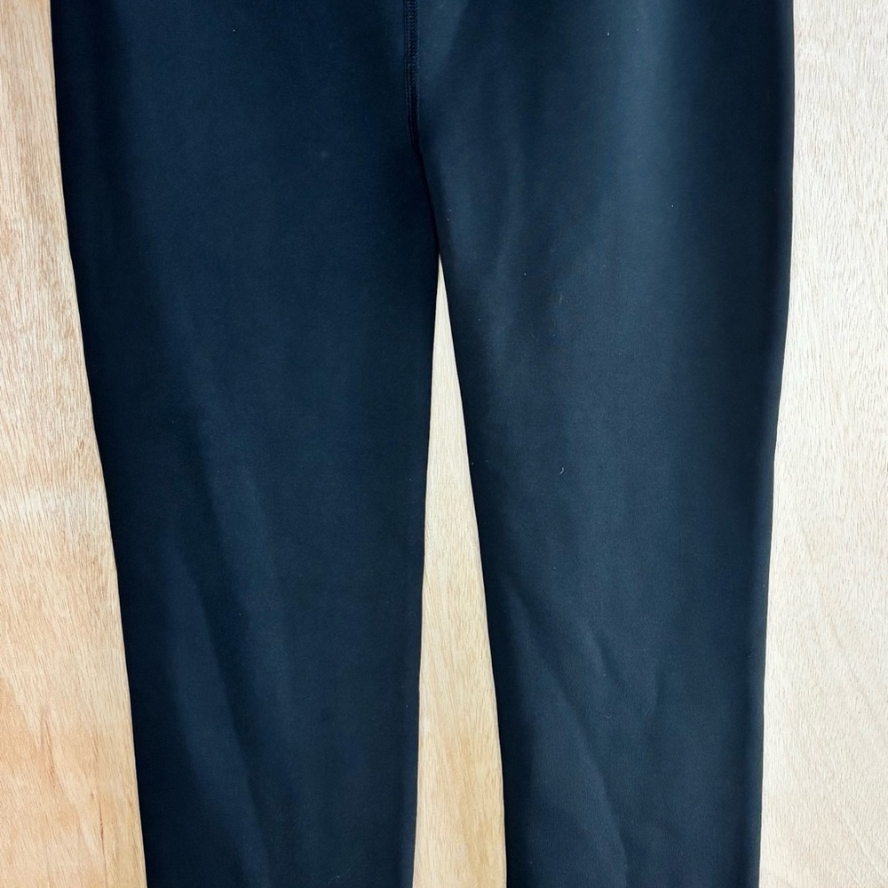 Free Country Black Fleece Faux Fur Lined Cozy Leggings Pants L/XL